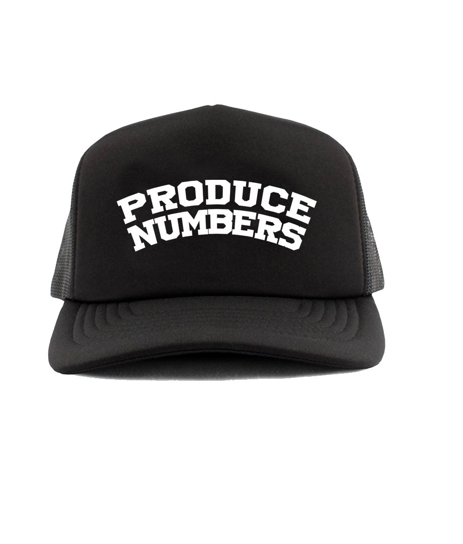 Produce Numbers Trucker Hat